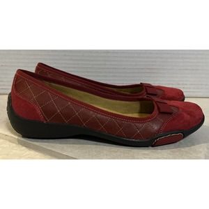 Naturalizer Red Shoe Flats US Womens Sz 7M